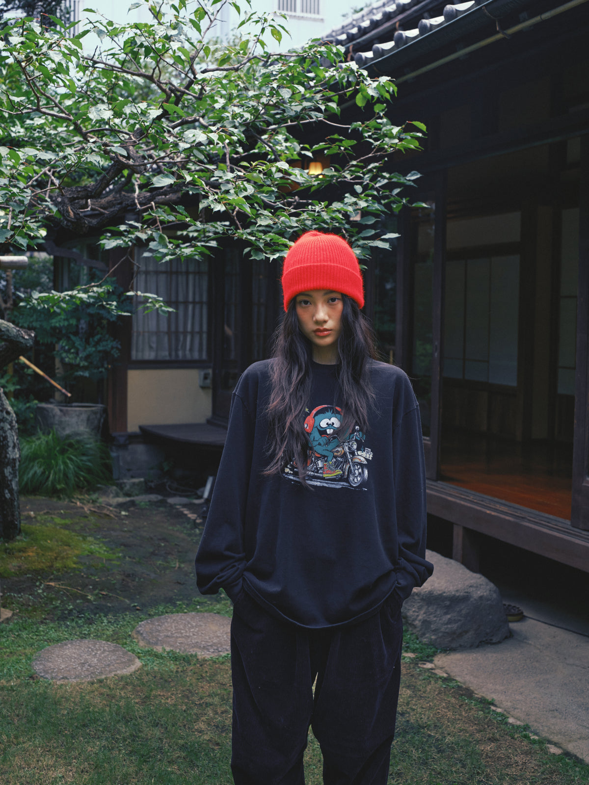 Bike Monster Long Sleeve Tee