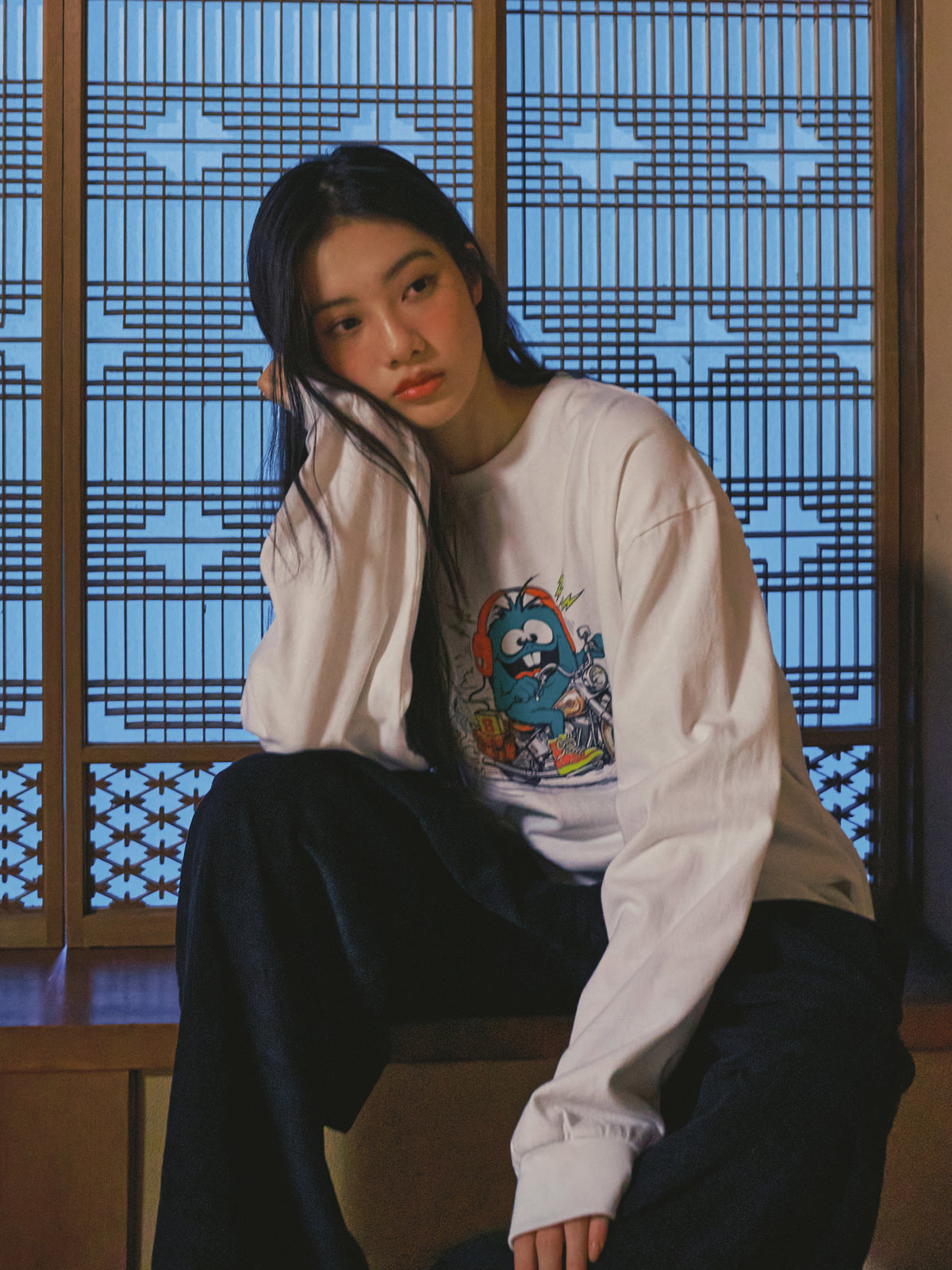 Bike Monster Long Sleeve Tee