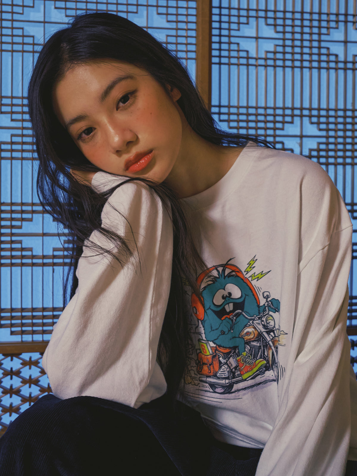 Bike Monster Long Sleeve Tee